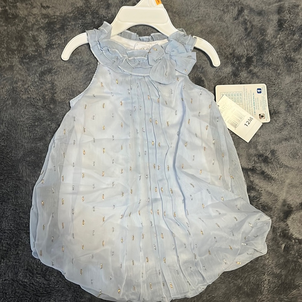 New baby blue girls bodysuit
